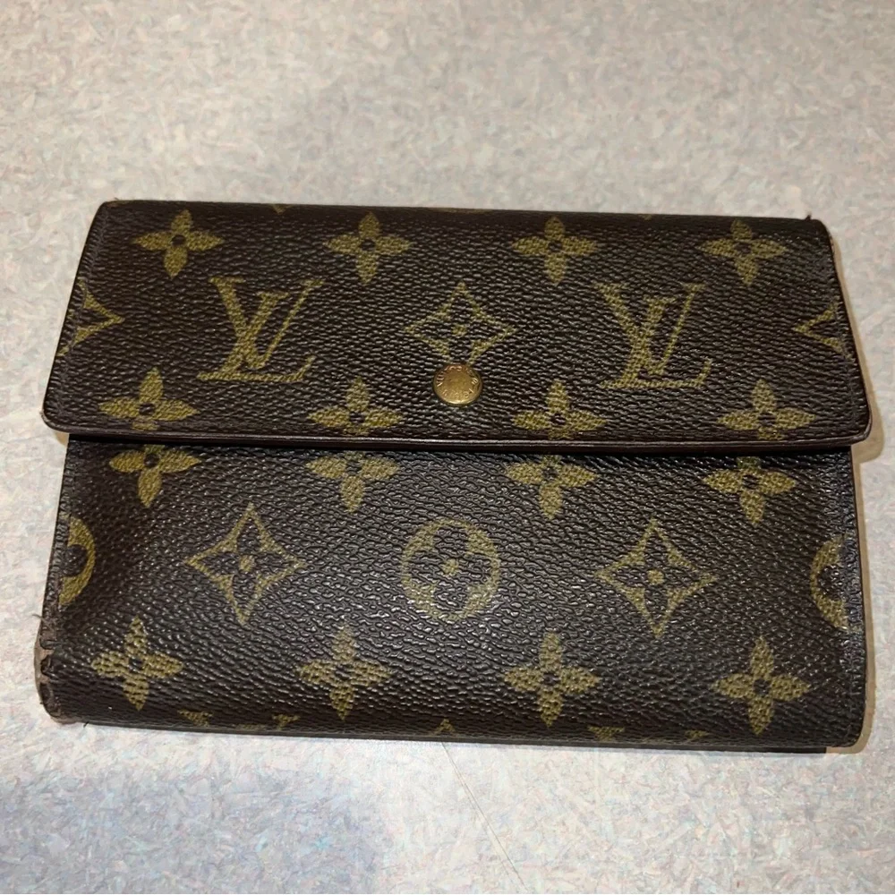 Vintage Louis Vuitton Brown and Gold Monogram - Picture 1 of 13